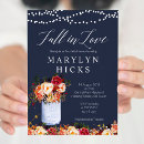Search for marsala navy bridal shower invitations Floral