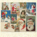 Search for girl christmas wrapping paper Antique