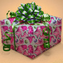 Search for pink vintage christmas wrapping paper Old fashioned
