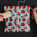 Search for aqua christmas wrapping paper Retro