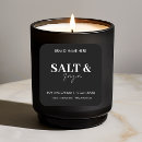 Search for candle labels Black and white