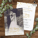 Search for 30th anniversary invitations Black and gold
