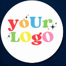 Search for unique business stickers Your logo here