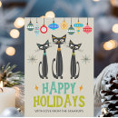 Search for retro cat christmas cards 1950s