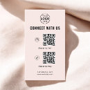 Search for blush pink business cards Social media