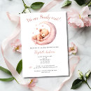 Search for moon baby shower invitations Bearly wait