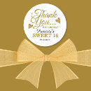 Search for sweet 16 birthday party stickers Gold