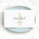 Search for culinary business cards Chef