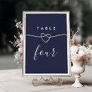 Search for navy blue silver wedding table cards Simple