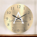 Search for stainless steel clocks Modern