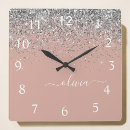 Search for silver gold clocks Glitter