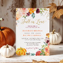 Search for fall shower wedding invitations Pumpkin