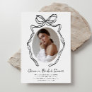 Search for bow bridal shower invitations Modern