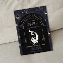 Search for zodiac birthday invitations Black