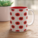 Search for red poppies flowers mugs Floral