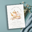Search for teacup bridal shower invitations Botanical