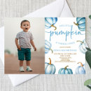 Search for blue pumpkin invitations Boy