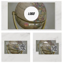 Search for globe business cards World map