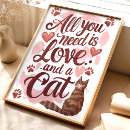 Search for all you need is love art Cat quote