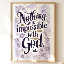 Search for impossible posters Luke 1 37