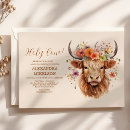 Search for cute cow baby shower invitations Boho