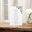 Search for winter wedding programmes Boho chic