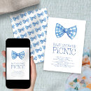 Search for blue gingham invitations Coquette