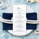 Search for nautical wedding menus Coastal