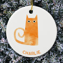 Search for ginger cat christmas tree decorations Kitty