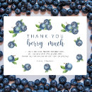 Search for berry much thank you cards Watercolor