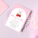 Search for gingham baby shower invitations Coquette
