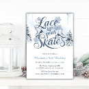 Search for ice skate invitations Snowflakes