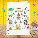 Search for funny cartoon cat birthday cards Cute