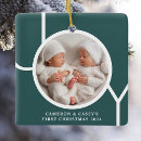 Search for twin christmas tree decorations Green