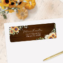 Search for sunflower wedding return address labels Greenery