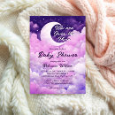 Search for pink moon baby shower invitations Clouds