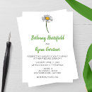 Search for daisy wedding invitations Minimalist