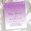 Search for glam baby shower invitations Budget