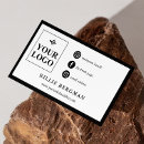 Search for black and white business cards Elegant