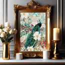 Search for peacock decor posters Elegant