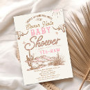 Search for western baby girl shower invitations Vintage