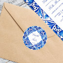 Search for bohemian folk art stickers Blue