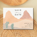 Search for desert wedding save the dates Terracotta