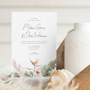 Search for watercolor hibiscus wedding invitations Bird of paradise