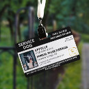 Search for black and white id badges Simple