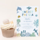 Search for boys nautical 1st birthday invitations Blue