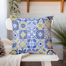 Search for spanish cushions Blue and yellow