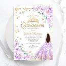 Search for lavender and gold quinceanera invitations 15th birthday