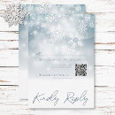 Search for snow rsvp cards Simple