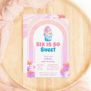 Search for six birthday invitations Daisy